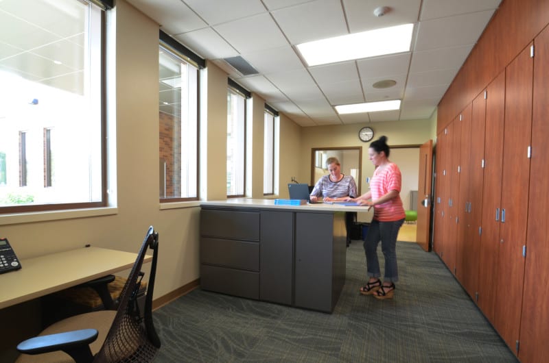 Karner Blue Education Center shared teacher office