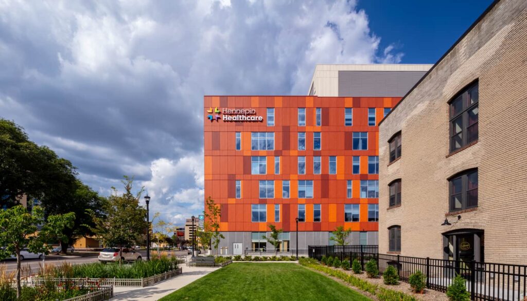 Pocket Park at Hennepin Healthcare Clinic & Specialty Center