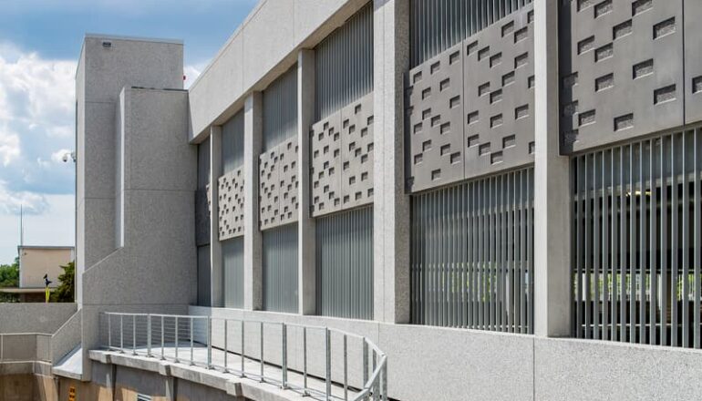 Minnesota Capitol Complex Parking Ramp F facade