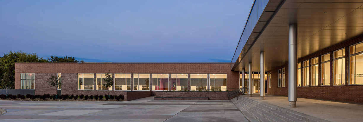 Brookview Elementary School Front Porch