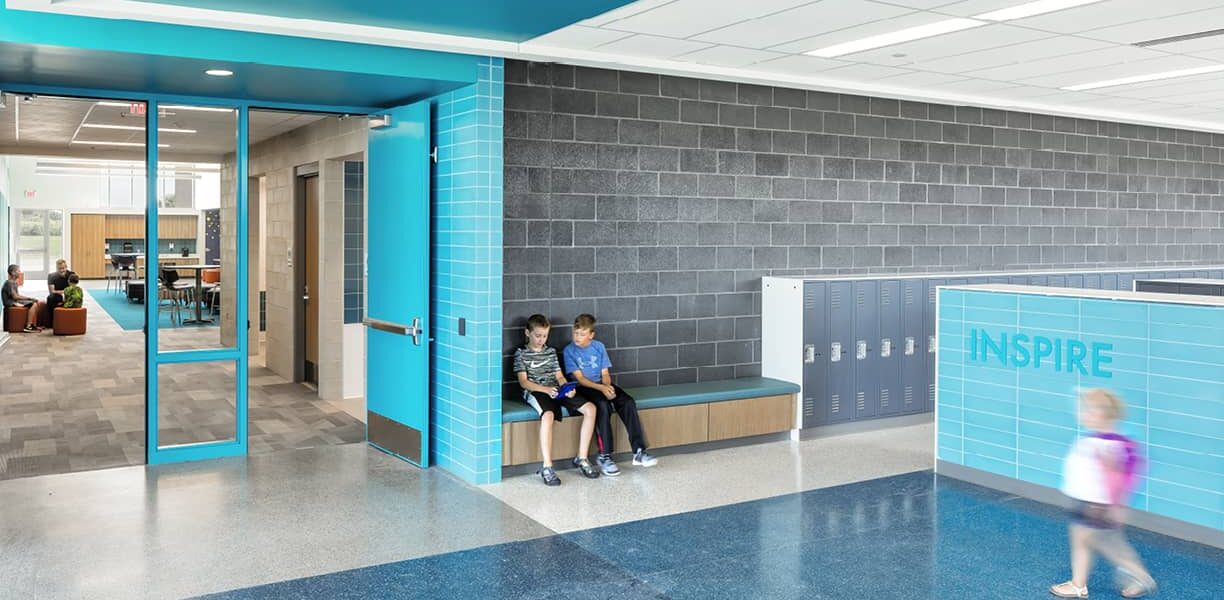 Brookview Elementary School Learning Community Entrance