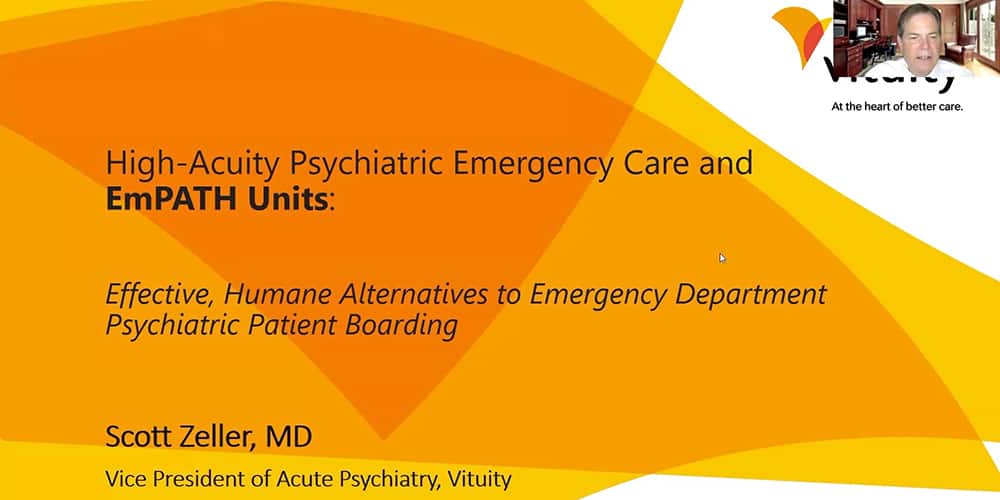 EmPATH Units: Improving Psychiatric Emergency Care