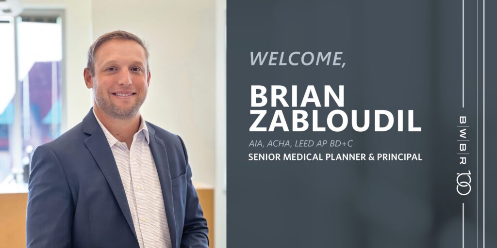 Brian Zabloudil New Hire Photo with the message 
