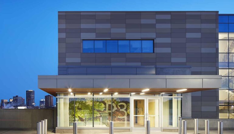 Neuroscience Center and Parking Ramp