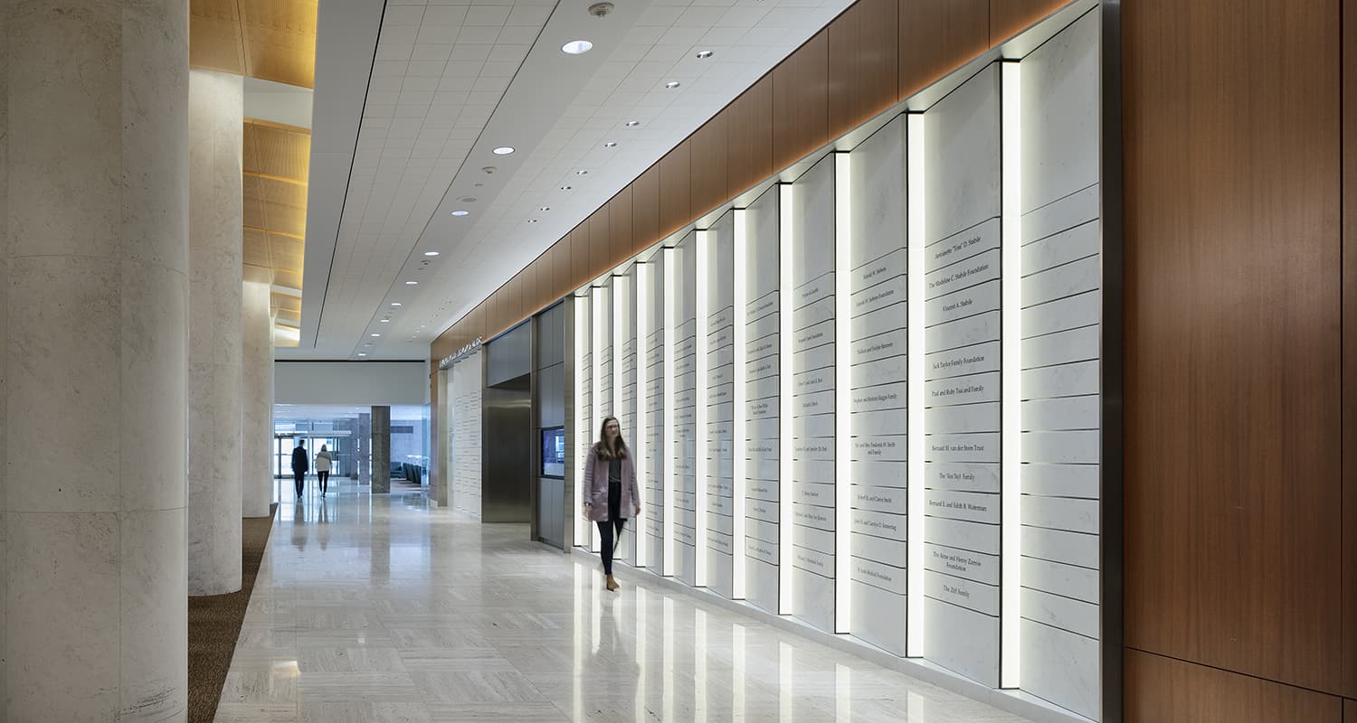 Mayo Clinic’s Benefactor Recognition Displays Earn Interior Design Award