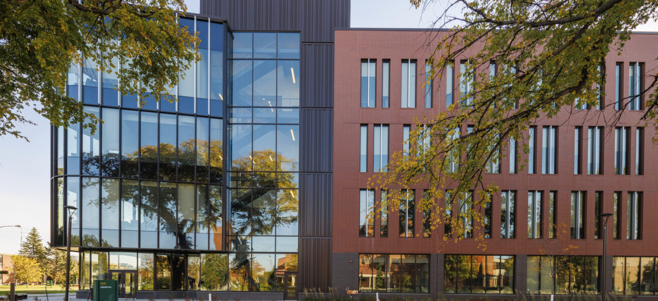 Exterior view of Sugihara Hall.