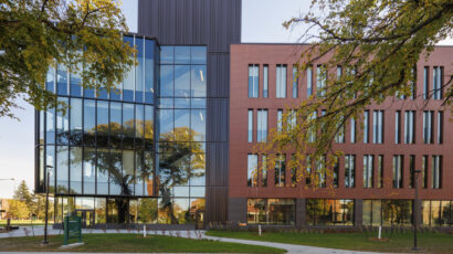 Exterior view of Sugihara Hall.