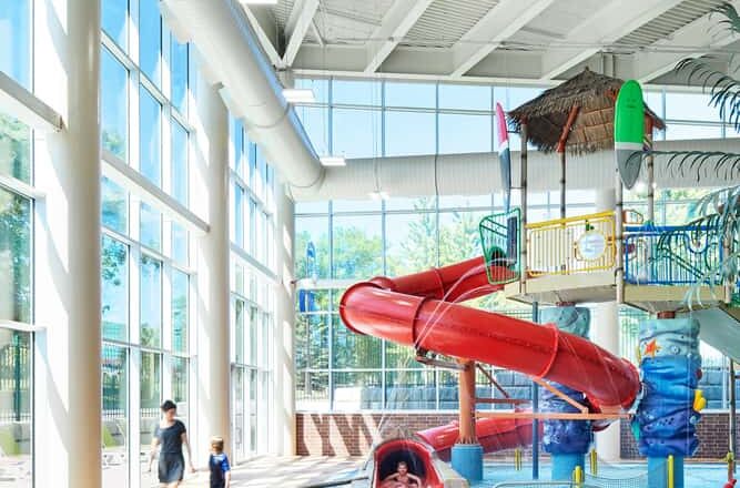 Shoreview Community Center Bamboo Bay Slide