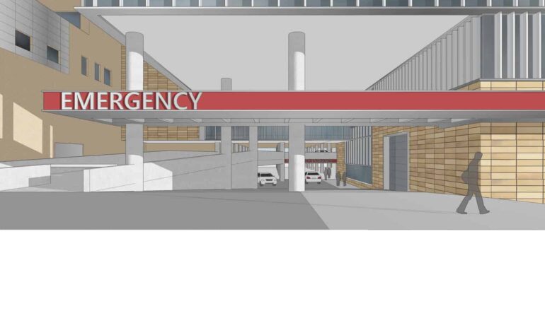 Trinity Mercy Medical Center-Sioux City ED, Surgery, Parking Schematic Design Study